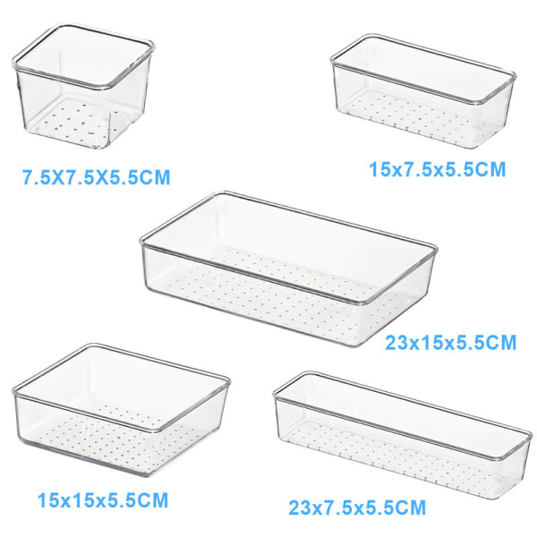 Lådor lådor förvaring låda skåp förvaringskärl 25-delar set