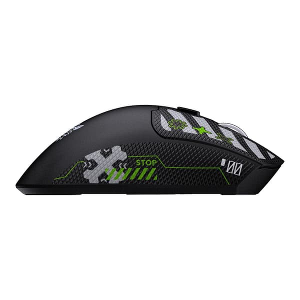 Wireless Gaming Mouse D01 - Tri-läge 2.4G/Bluetooth/Kabelanslutning, S205-sensor, upp till 12800 DPI, 6 knappar, ABS Black Black