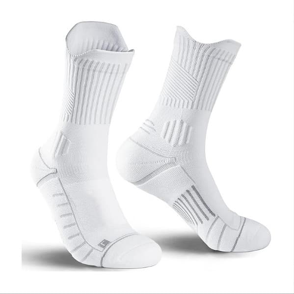 Professionella basketstrumpor 5 par - Halkfria & Stötdämpande