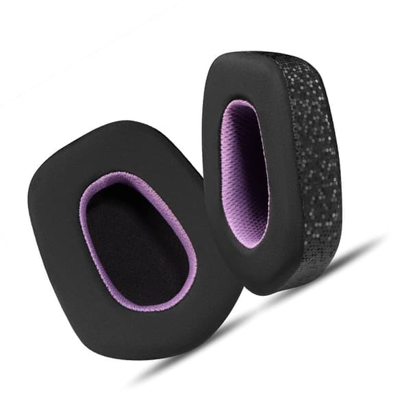Ersättningsöronkuddar för Logitech G733 Gaming Headset, Svarta Öronkuddar, 2-pack