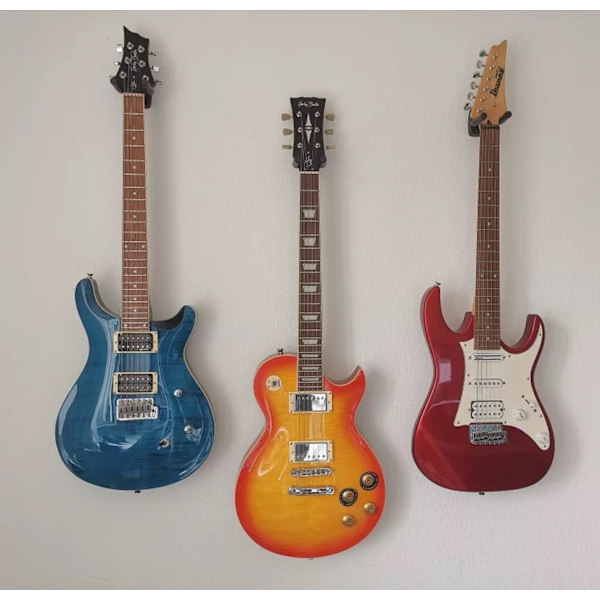 Universal guitar bøjle Sort 2-pack