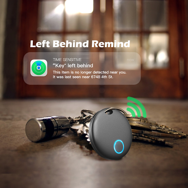Vattentät Bluetooth Tracker Svart