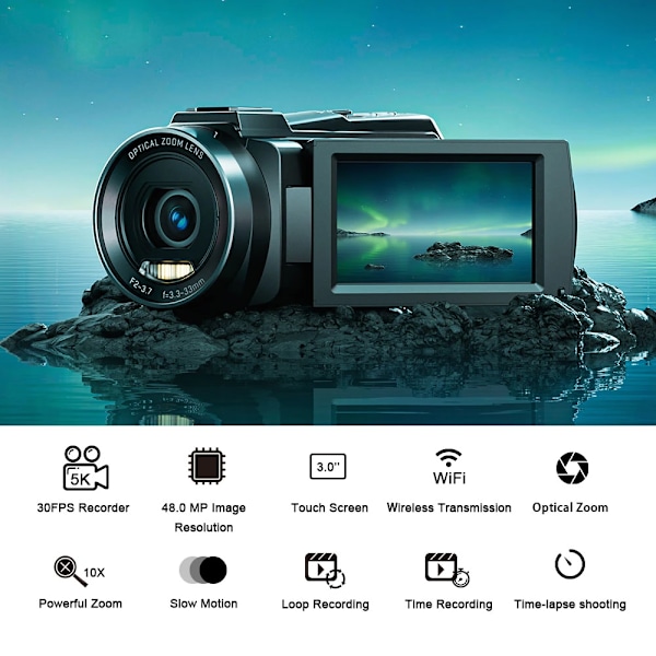 INF Kompakt handhållen 5K DSLR videokamera HDV265K