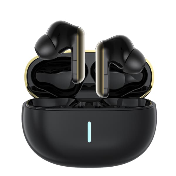 J18 TWS Bluetooth 5.4 Hörlurar: 6-Mic Brusreducering