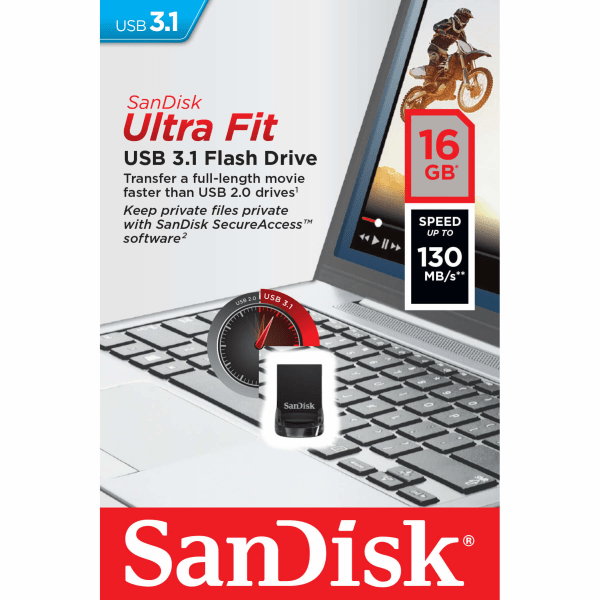 SANDISK USB-minne 3.2 UltraFit 16GB e097 | Fyndiq
