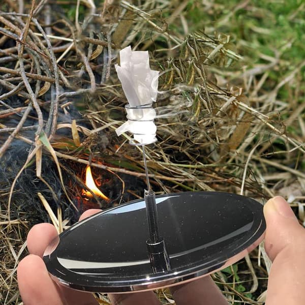 Solar Fire Starter: Omedelbar låga med solljus