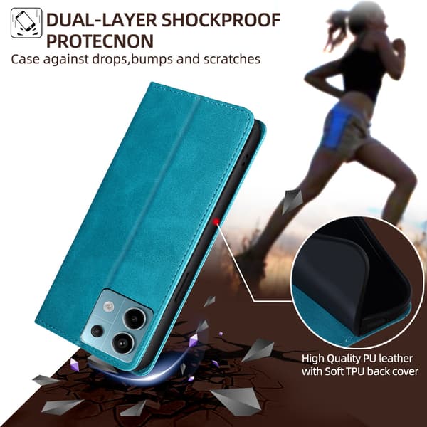 Flip Case til Redmi Note 13 Pro 5G/Poco X6 -