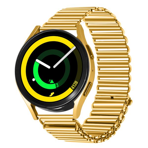 Klockarmband i rostfritt stål Guld 20 mm Samsung Watch s / Samsu Guld 20 mm