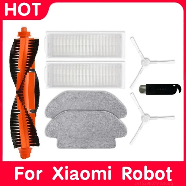 Tilbehør til Xiaomi S10 S12 robotstøvsuger 8 dele