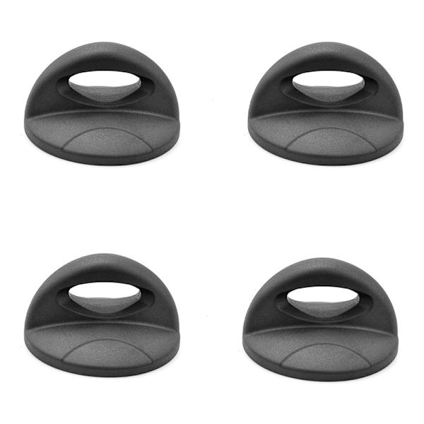 Grytlock Top Knobs 4 Pack Black L