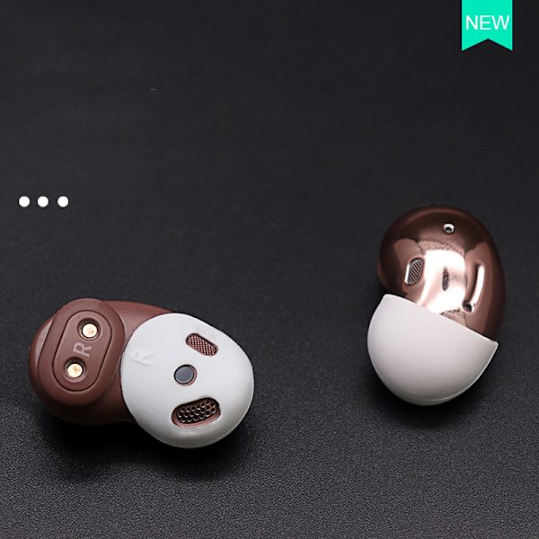 Blødt silikone-øretelefoncover til Samsung Galaxy Buds Live Hvid