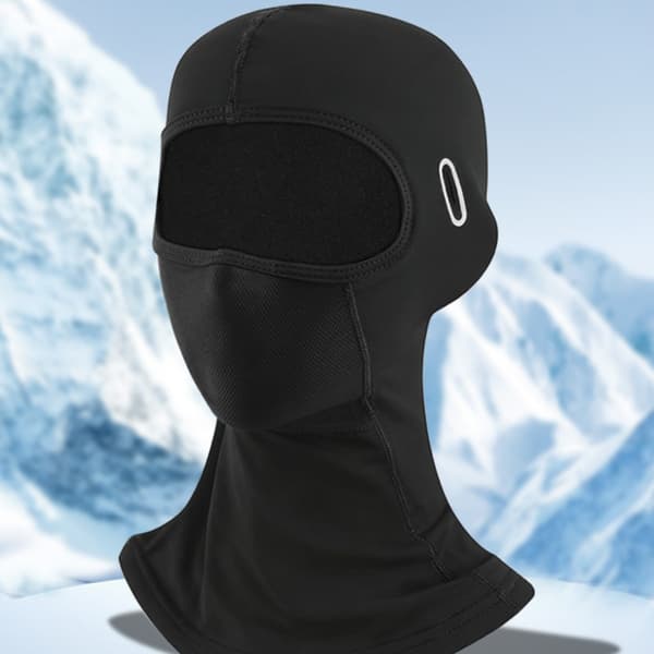 Vinter Termisk Fleece Hjälmfoder - Vindtät Motorcykel Skidmask Ansiktsmask Nackvärmare