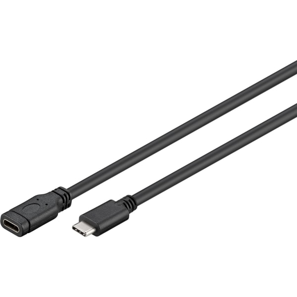 Goobay USB-C™-förlängning USB 3.1 generation 1, svart
