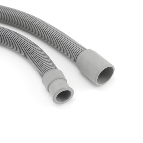 Forstærket afløbsslange til trommevaskemaskine i PVC+PP+rustfrit stål, universal fleksibel forlænger 0.5m–4m 4 m 4 m