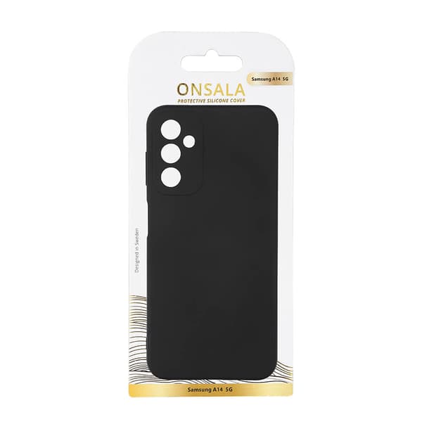 Mobilcover Silikone Sort - Samsung Galaxy A14 5G / A14 4G