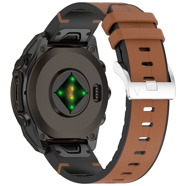 Klockarmband för Garmin Smartwatch Brun 26 mm