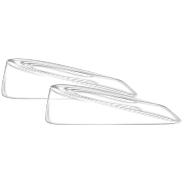 Male Model Silicone Invisible Heightening Insoles 1 Par Transparent Inner height increase: 3 cm