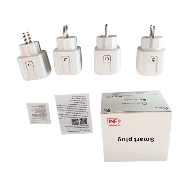 Smart Plug Wifi fjärrstömbrytare 4-pack 16A