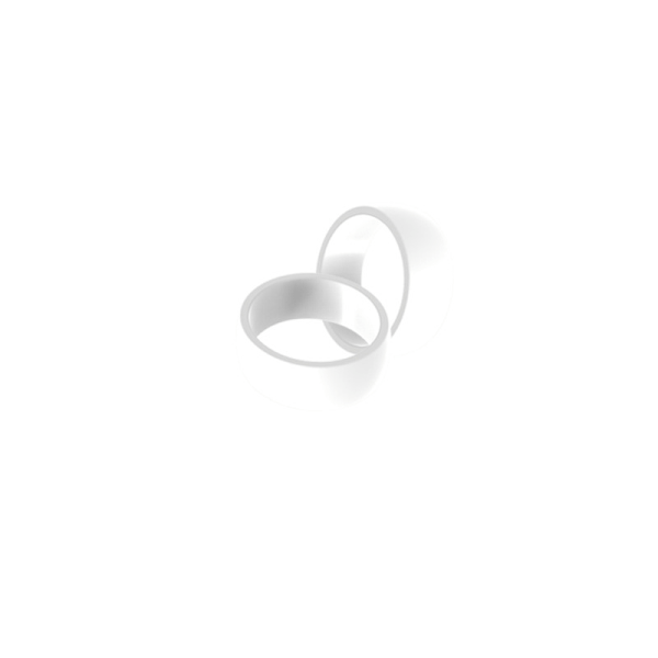 Universal silikone ring til beskyttelse af originale ringe Hvid 10#26,4*8mm