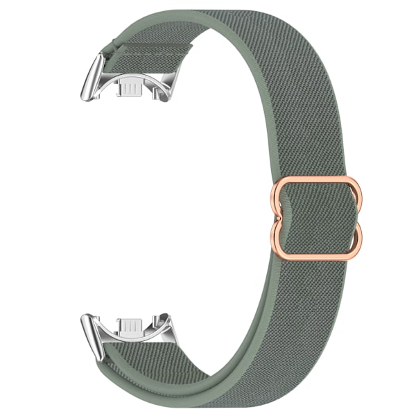 Xiaomi Mi Band 9/8/NFC Åndbar Nylon Urrem Grøn