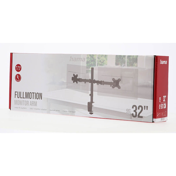 HAMA Monitorfäste För Två Bildskärmar 13"- 32"