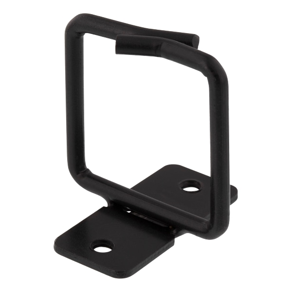 Cable hook for vertical 19" mounting, 43x43mm, metal, black