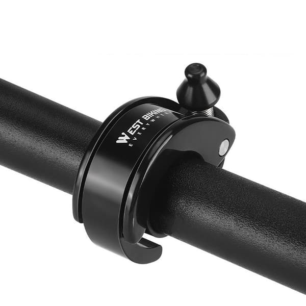 Conch Style Hidden Bicycle Bell - Loud and Clear Sound Black Black