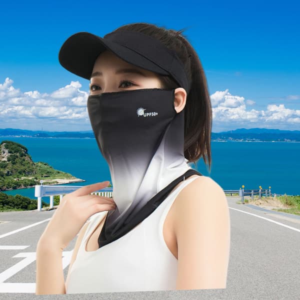 Sommar Utomhus Cykling Ansiktsmask Black Black