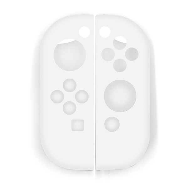 Silikonskyddsfodral för Switch Joycon Vit
