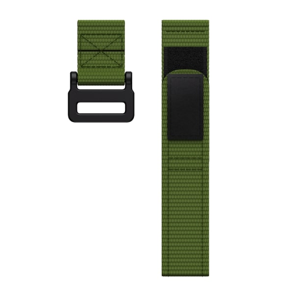 Klockarmband 22 mm till Garmin Fenix 5/6/7 Forerunner Approach Nylon Grön
