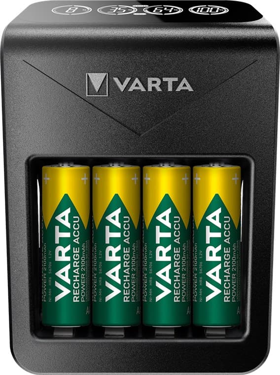 LCD Plug Charger+ (typ 57687) inkl. 4x AA 2100 mAh