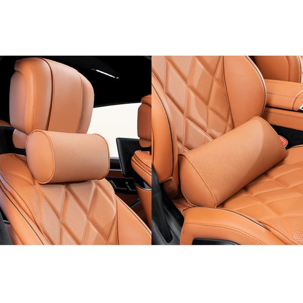 Ergonomisk Bilsæde Pudesæt Tilbehør Brown Brown