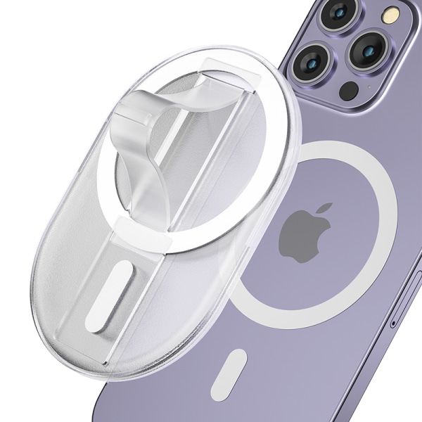 MagSafe magnetisk mobiltelefon fingerringhållare för iPhone 15/1 Transparent