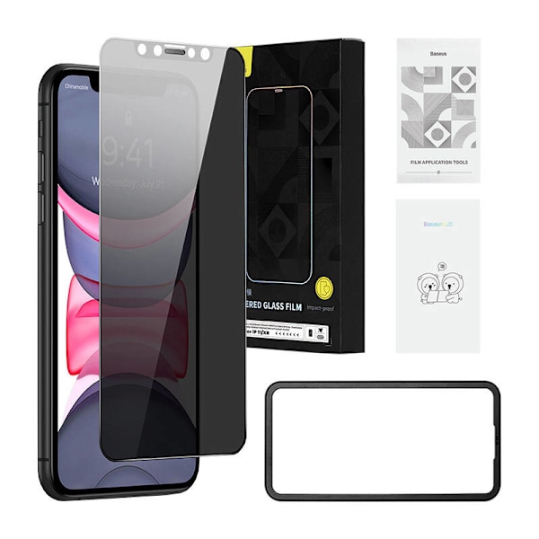 Karkaistu lasi 0,3 mm Baseus iPhone 11/XR:lle