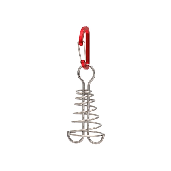 Tältpinnar - Aluminiumlegering Däckpinnar (4-pack) Röd