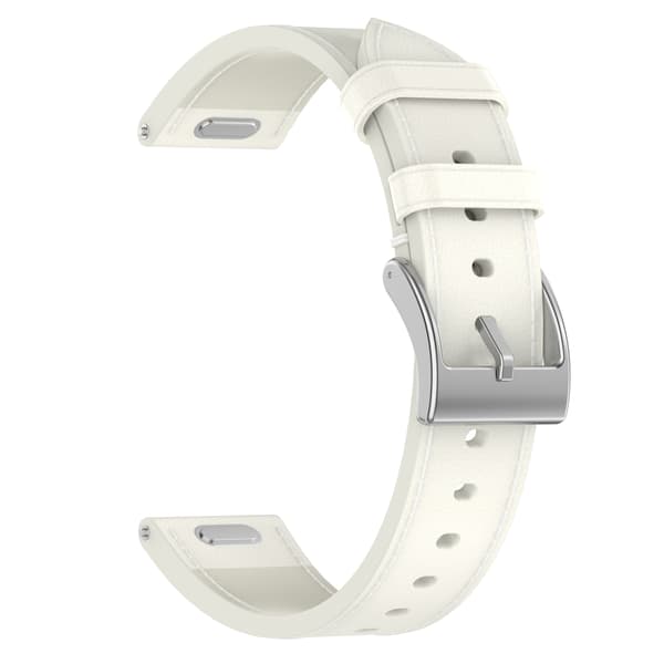 Premium læderrem til Huawei & Honor ure White 18 mm White 18 mm