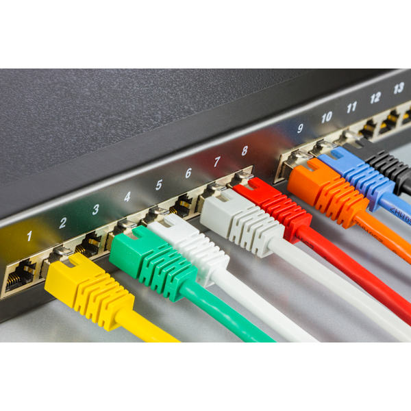 F/UTP Cat6 patch cable 5m, black