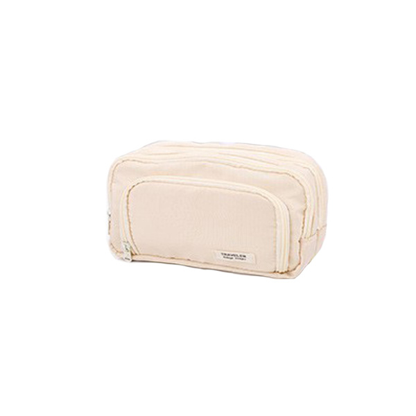 Papperspåse med fönster Beige