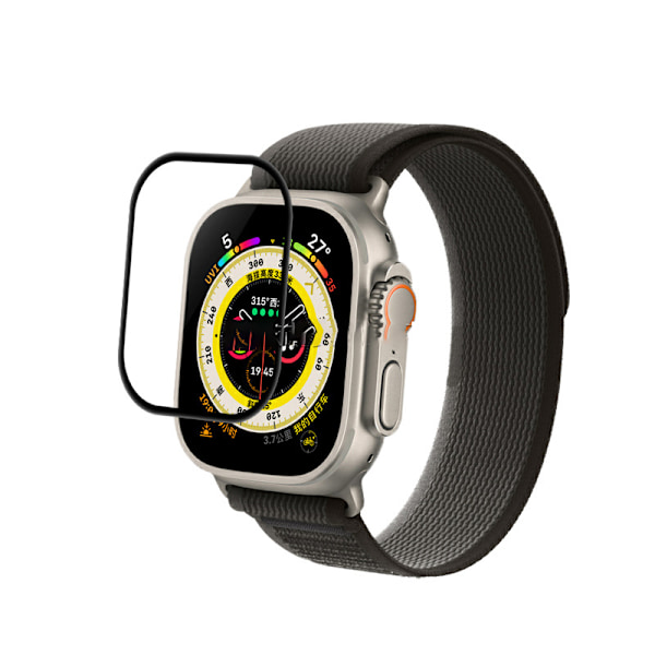 2-Pack skärmskydd för Apple Watch Ultra 49mm, härdat glas