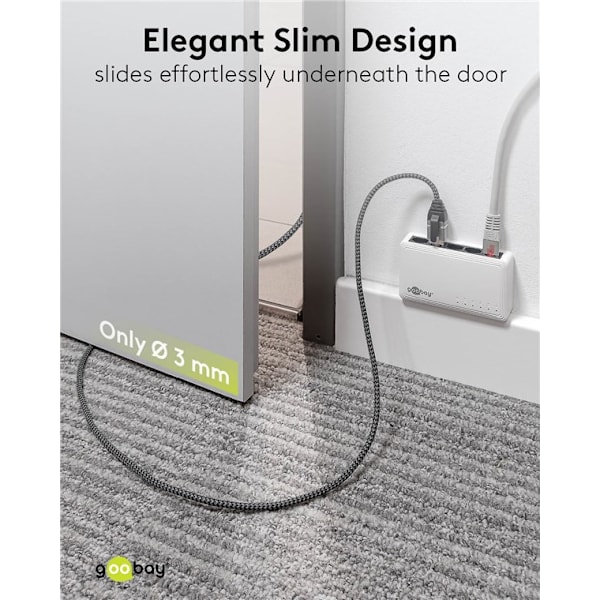 Ethernet-kabel USB-C™ 3.1 til RJ45, Slim, 10 m