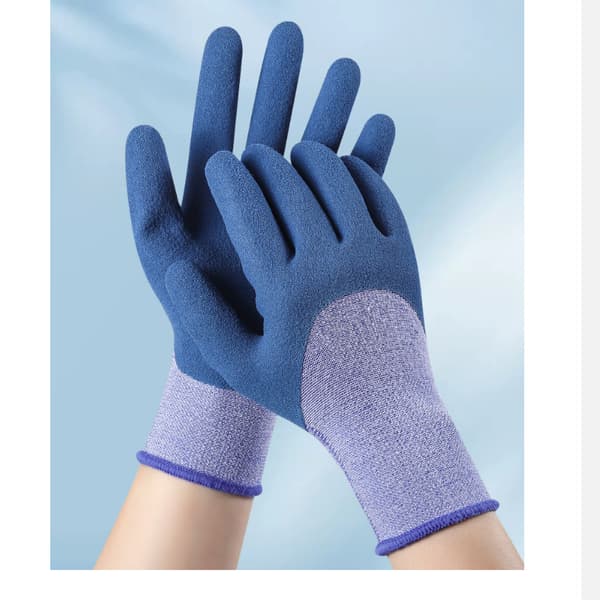 Dubbelpack Latexbelagda Handskar för Kylanvändning S