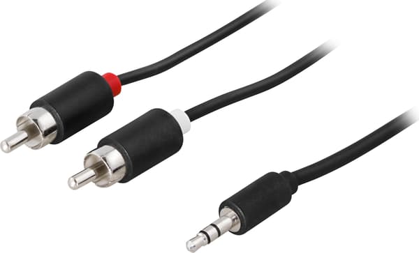 Audio Cable 3.5mm ma - 2xRCA ma 2m, black