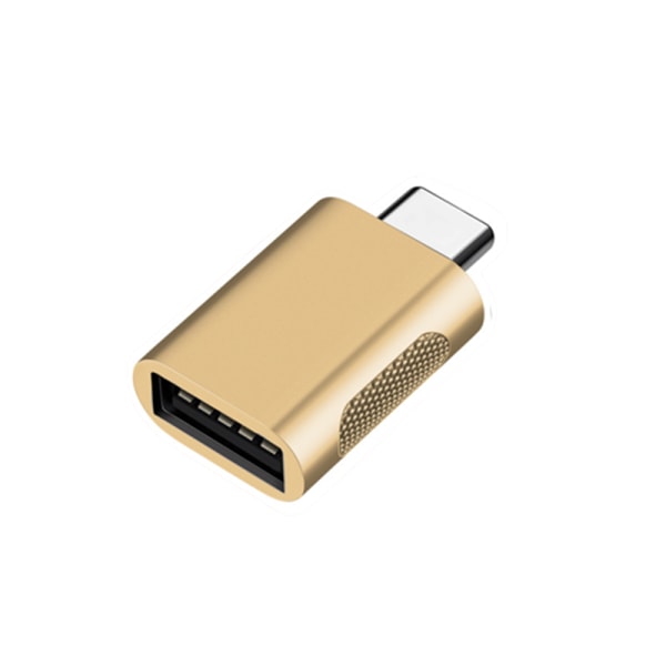 USB-C (hane) till USB 3.0 (hona) Adapter 10 Gbps Guld Guld
