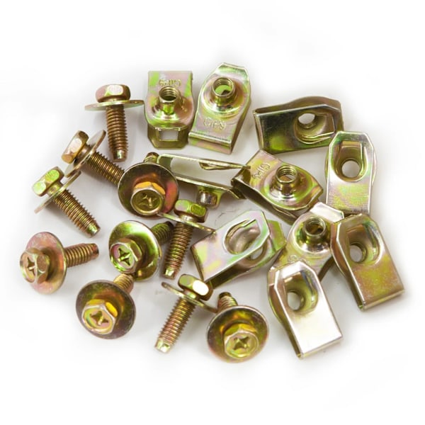 U-Clip rautalevykiinnikkeet 20-pack