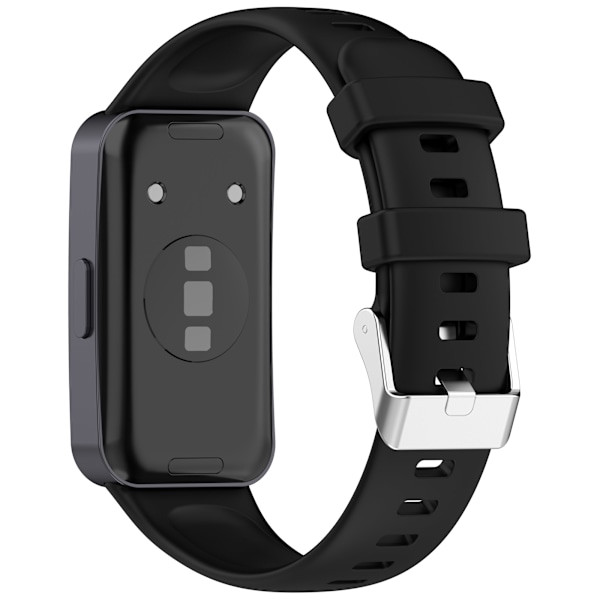 Silikoninen kellonranneke Huawei Band 9:lle ja Band 8:lle Musta