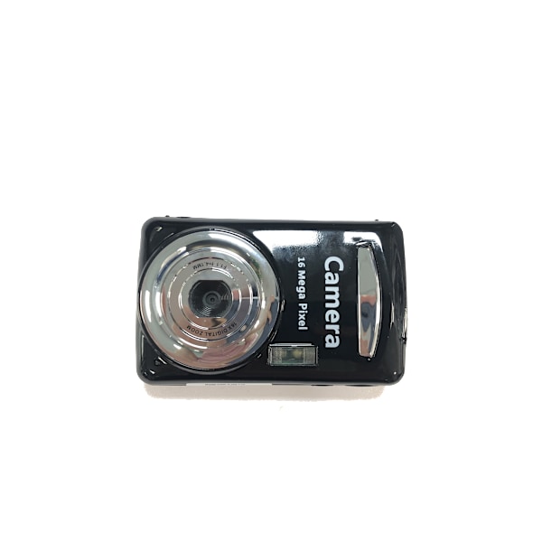 INF Kompakt 16x optisk zoomkamera med 16MP-sensor och 2,4" LCD Svart