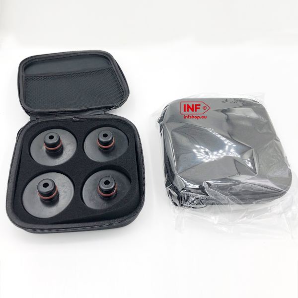Lyftpuck för domkraft 4-pack Black Black