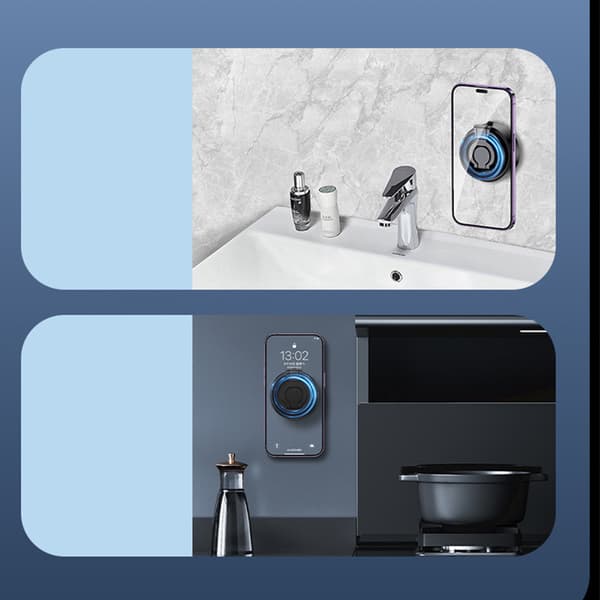 Magnetisk telefonholder - sikker og alsidig Black Black