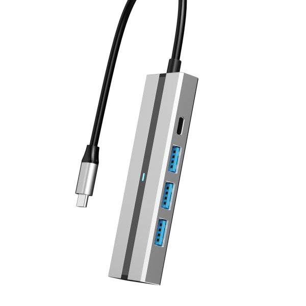 5-i-1 USB C Hub med SD/TF-kortlæser USB 3.0/2.0-porte