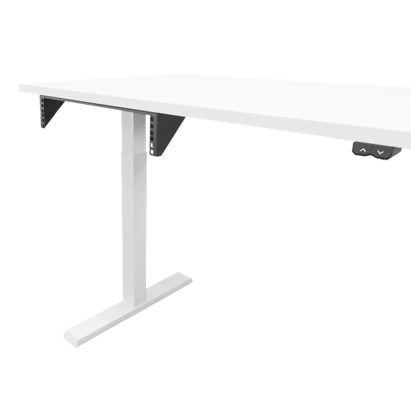 19" Vertical wall bracket, 4U, max 60kg, steel construction